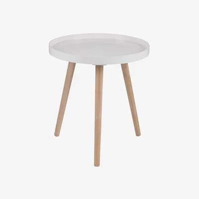 The Range Halston MDF and Pine Wood Round Table - Pink / 1.5kg