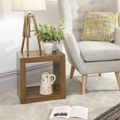 The Range Jakarta Cube Side Table - Mango Wood