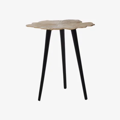 The Range Prato Ginkgo Small Side Table - Gold