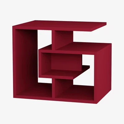 The Range Maze Side Table - Red