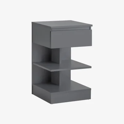 The Range Bedside Table Night Stand Wood End Table Coffee Table - Light Gray