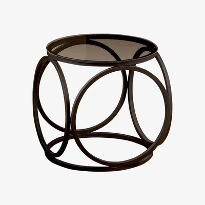 The Range Mimo Modern Side End Table - Uniqe Design - Black