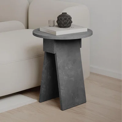 The Range Chen Modern Side Table - Retro Grey