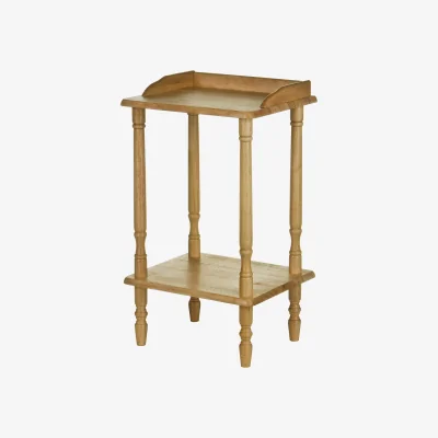 The Range Heva Tropical Hevea Wood Side Table - Brown