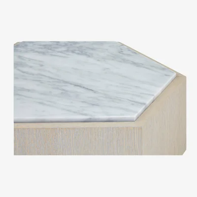 The Range Villi Small White Side Table - White