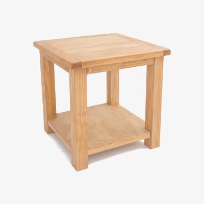 The Range Lugo Open Lamp Table - Brown