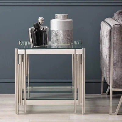 The Range Sofa Side Table for Living Room - Shinny