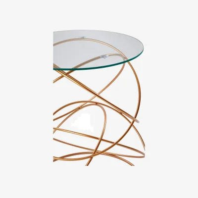 The Range Lexa Circles Table - Gold