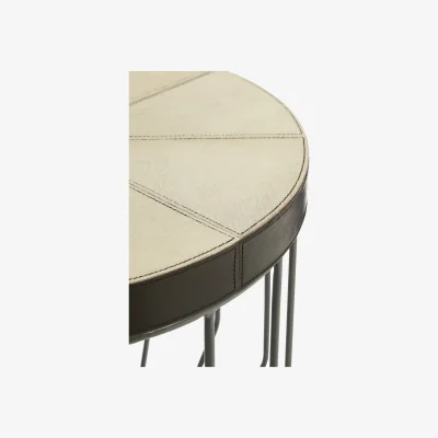 The Range Kensington Townhouse Tall Iron Side Table - Black