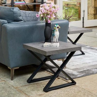 The Range Jupiter Lamp Table - Grey