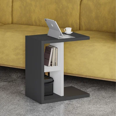 The Range Komoti Modern Side Table - Anthracite Grey