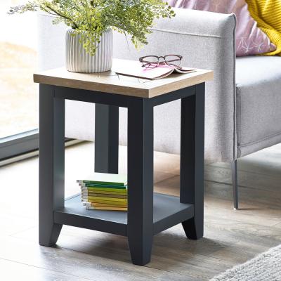 The Range Bordeaux Lamp Table - Dark Grey