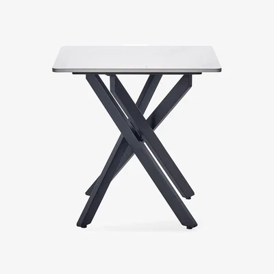 The Range Bradley Lamp Table - White & Black