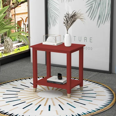 The Range Palazzi Side Table - Red