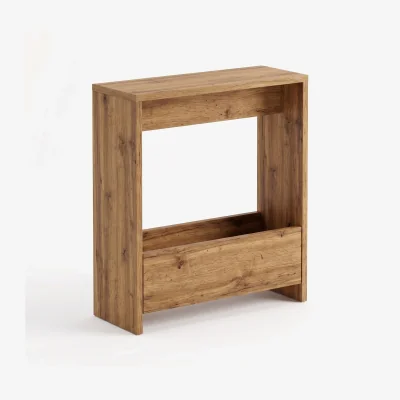 The Range Slim Side Table Shefa Line Focus 55 Wotan Oak - Wotan Oak