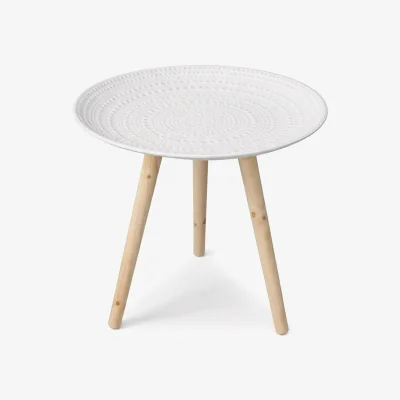 The Range Round Textured Side Table