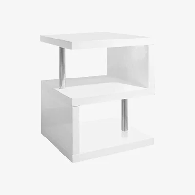 The Range YOLEO Modern White Coffee Table Side Table - White