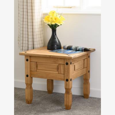 The Range Corona Lamp Table - Pine - Pine