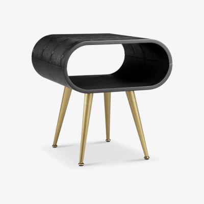 The Range Elegant Lamp Table - Black