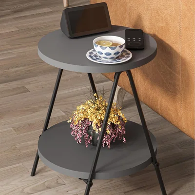 The Range Essel Modern Side Table - Anthracite Grey