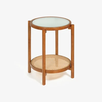 The Range 2-Tier Boho End Table