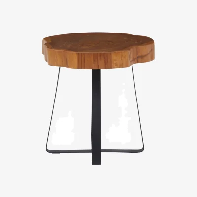 The Range Manado Side Table. - Brown