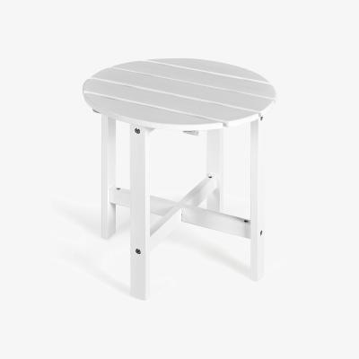 The Range Costway 46cm Patio Round Side Table - White