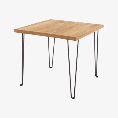 The Range Augusta standard lamp table  - Antique waxed pine