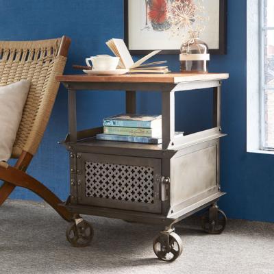 The Range Ivorich Industrial Living Room Side Table - Brown