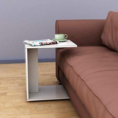 The Range Matt White Under Sofa Mobile Table - White