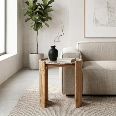 The Range Belgravia Side Table - Natural