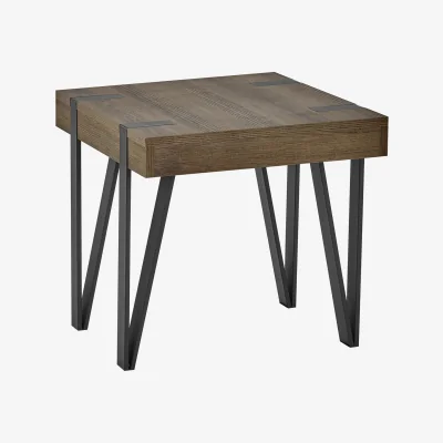 The Range Troy lamp table - Brown