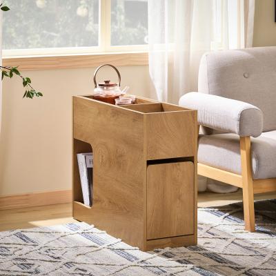The Range Veneered Side Table - Natural
