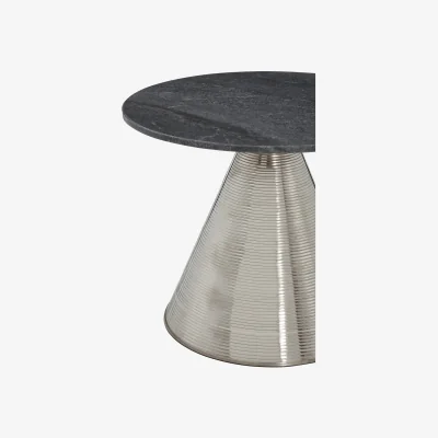 The Range Martini Table With Grey Marble Top - Grey
