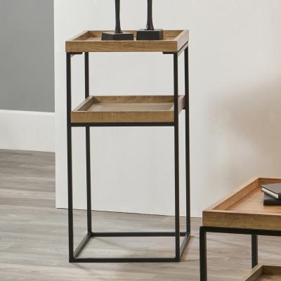 The Range Small Side Table Removable Top Tray - Natural