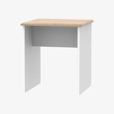 The Range Victoria Lamp Table - White Ash & Riviera Oak