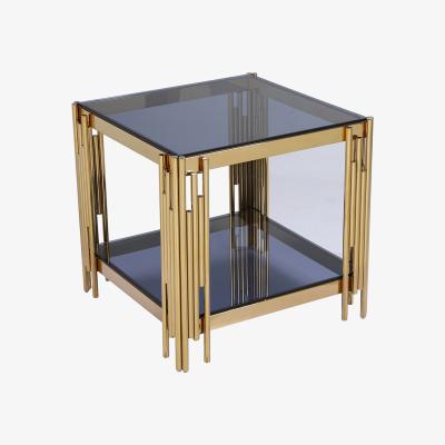 The Range Gabriella Gold End Table - Gold