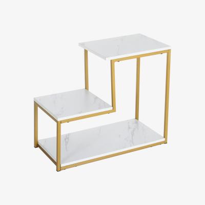 The Range 2-Tier End Table - White / 30cm