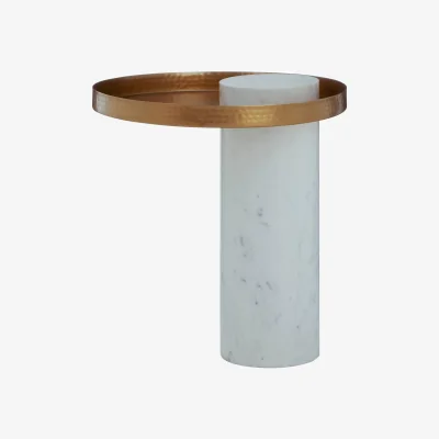 The Range Sika Side Table - White