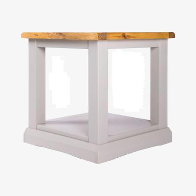 The Range Loreo Open Lamp Table - Grey