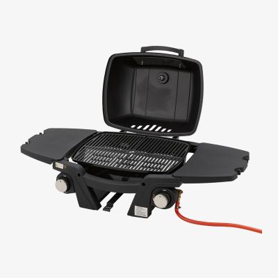 The Range Portable Propane Gas Grill with Side Tables - Black