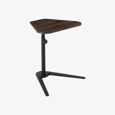 The Range Height Adjustable Laptop Table S - Dark Wood