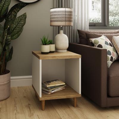The Range Presto Lamp Table - Quick Assembly - Vienna Oak - Vienna Oak