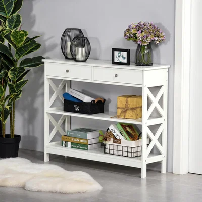 The Range Hallway Side table - White