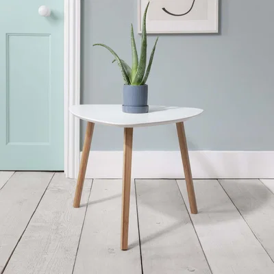 The Range Malme Large Side Table - White