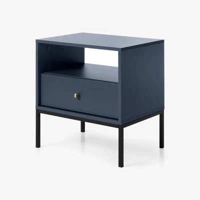 The Range Mono Side Table  - Dark Blue