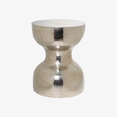 The Range Silver Hammered Side Table