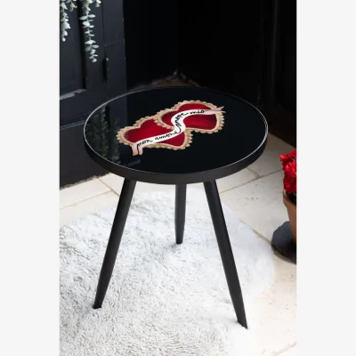 Rockett St George Milagro Heart Round Side Table