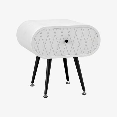 The Range Lattice Lamp Table - Grey