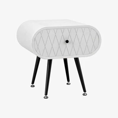 The Range Lattice Lamp Table - Grey
